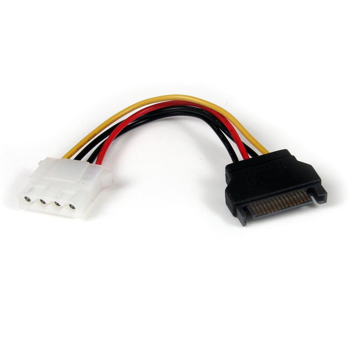 StarTech Cable de Alimentación de PC Molex Hembra a SATA Macho 0.15 metros StarTech Cable de Alimentación de PC Molex Hembra a SATA Macho 0.15 metros