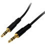 Startech Cable de Audio Estéreo 3,5mm Macho a Macho 4,6m Negro