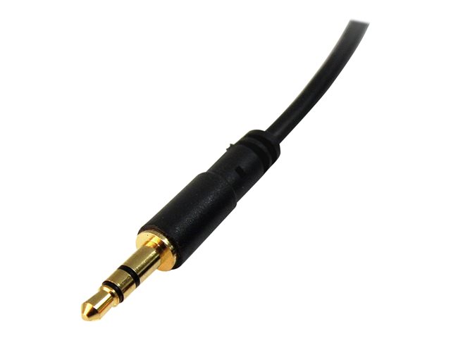 Startech Cable de Audio Estéreo 3,5mm Macho a Macho 4,6m Negro