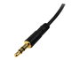 Startech Cable de Audio Estéreo 3,5mm Macho a Macho 4,6m Negro
