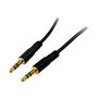 Startech Cable de Audio Estéreo TRRS 3.5 mm Macho a Macho 91 cm - Conectores Chapados en Oro para Smartphone, Tablet, Auriculares