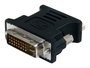 StarTech Adaptador Conversor DVI-I a VGA Macho - Hembra para Monitor de Ordenador, Negro, Compatible con Señales Analógicas, 24+5 Pines