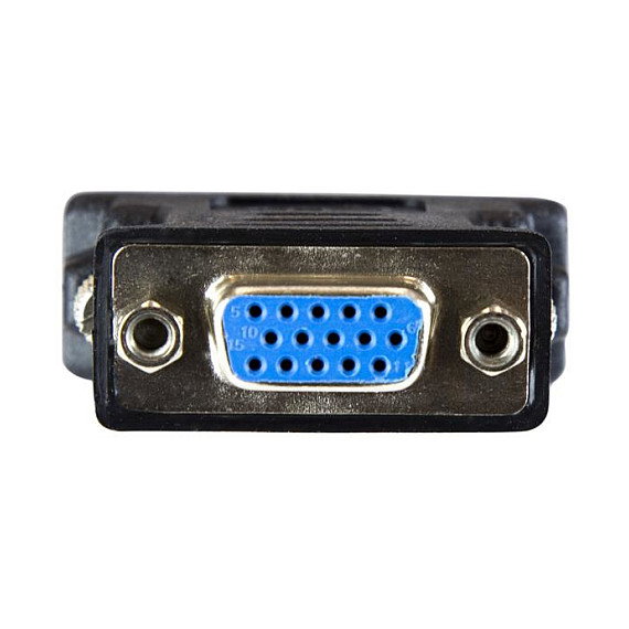 StarTech Adaptador Conversor DVI-I Macho a VGA Hembra Negro