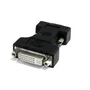 StarTech Adaptador DVIVGAFMBK, DVI-I Hembra a VGA Macho, Negro, Conversor Pasivo de Video para Monitor DVI-I y Tarjeta Gráfica VGA