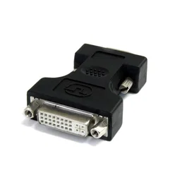 StarTech Adaptador DVIVGAFMBK, DVI-I Hembra a VGA Macho, Negro, Conversor Pasivo de Video para Monitor DVI-I y Tarjeta Gráfica VGA