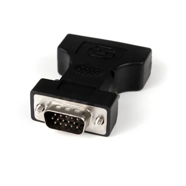 StarTech Adaptador DVIVGAFMBK, DVI-I Hembra a VGA Macho, Negro, Conversor Pasivo de Video para Monitor DVI-I y Tarjeta Gráfica VGA