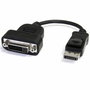 Adaptador DisplayPort a DVI Startech DP2DVIS Negro