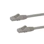 StarTech.com N6PATCH75GR Cable de red Cat6 UTP 22.9m RJ-45 Macho Gris, Gigabit Ethernet 1000 Mbps, PoE Plug and Play