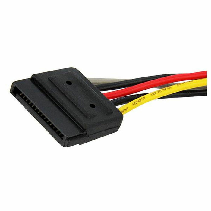 StarTech.com Cable Adaptador Bifurcador de Alimentación SATA 0,15 m Macho a 2 Hembra
