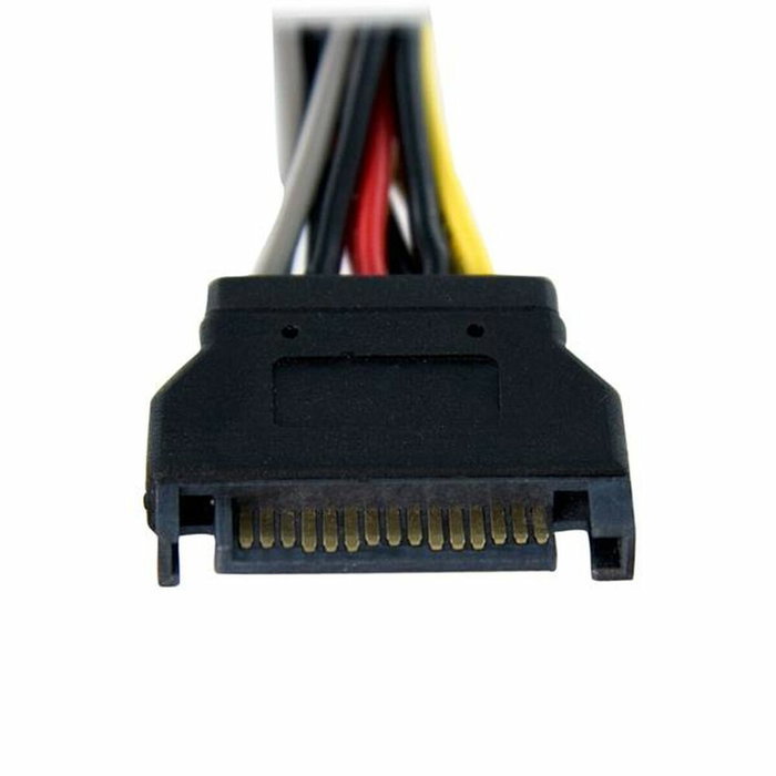 StarTech.com Cable Adaptador Bifurcador de Alimentación SATA 0,15 m Macho a 2 Hembra