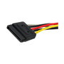 StarTech Cable Divisor de Alimentación SATA de 0,15m - 1 Conector Macho a 2 Conectores Hembra
