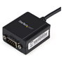 StarTech.com Cable USB a Puerto Serie RS232 DB9 con Retención COM, 1,8 m, Negro