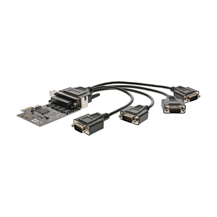 StarTech Tarjeta Adaptadora PCI Express de 4 Puertos Serie RS-232 StarTech Tarjeta Adaptadora PCI Express de 4 Puertos Serie RS-232