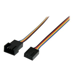 Startech Cable Adaptador PWM 4 Pines Extensor Macho a Hembra 30.5 cm (0.30 m) para Ventiladores PC - StarTech.com