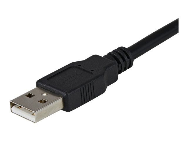 StarTech.com Adaptador USB a 2 Puertos Serie RS-232 DB9, Cable de 1.8m, Compatible con Windows, Linux, macOS (USB2SERIALDB9)