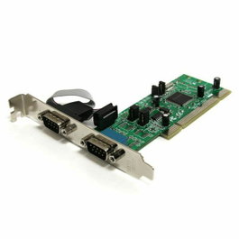 Startech Tarjeta adaptadora PCI 2 puertos serie RS422/485 DB9 PCI2S4851050