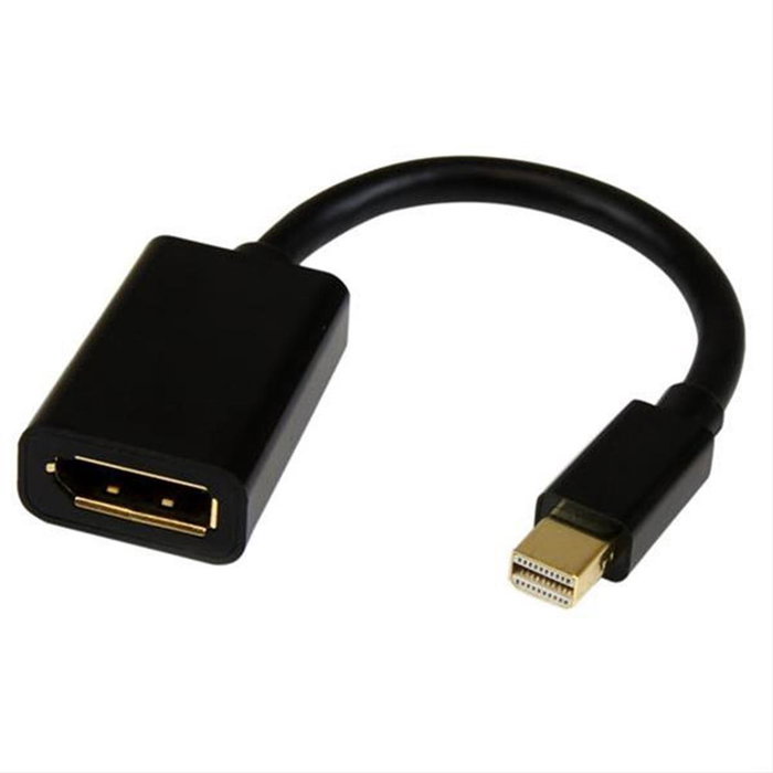 Startechcom Adaptador Mini Displayport a Displayport Macho/Hembra Negro 0.15m Startechcom Adaptador Mini Displayport a Displayport Macho/Hembra Negro 0.15m