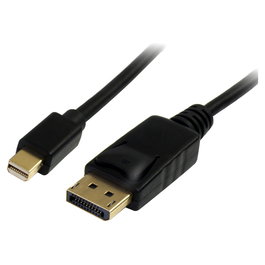Cable DisplayPort Mini a DisplayPort Startech MDP2DPMM2M (2 m) 4K Ultra HD Negro