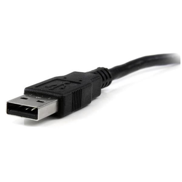Adaptador USB a VGA Startech USB2VGAE3 Negro