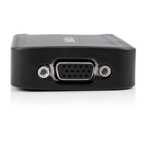 Adaptador USB a VGA Startech USB2VGAE3 Negro