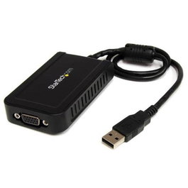 Adaptador USB a VGA Startech USB2VGAE3 Negro