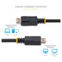 Cable DisplayPort Startech DISPL1M 1 m 4K Ultra HD Negro