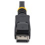 StarTech Cable DisplayPort 1.2 5m Negro, 4K Ultra HD 3840x2400 60Hz, Conectores Macho con Pestillo, Certificado VESA, para Monitor, 5 metros