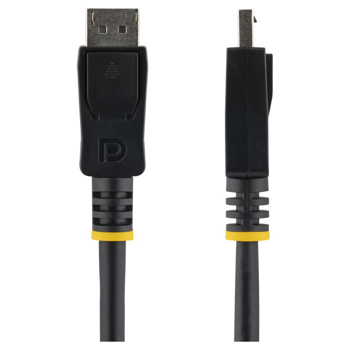StarTech Cable DisplayPort 1.2 5m Negro, 4K Ultra HD 3840x2400 60Hz, Conectores Macho con Pestillo, Certificado VESA, para Monitor, 5 metros