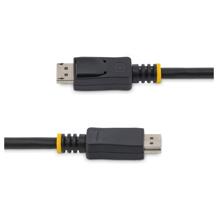 StarTech Cable DisplayPort 1.2 5m Negro, 4K Ultra HD 3840x2400 60Hz, Conectores Macho con Pestillo, Certificado VESA, para Monitor, 5 metros