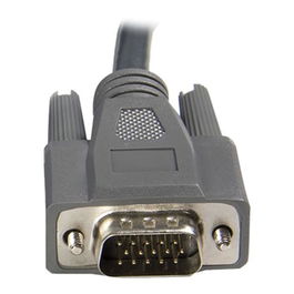 StarTech Cable KVM Ultradelgado VGA USB, 2-en-1 para Conmutadores KVM, 1.8 m, Negro, Referencia SVxxxDUSB, Compatible con SV1631DUSB, SV431DUSB