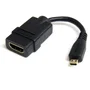 StarTech.com Adaptador Micro HDMI a HDMI HDADFM5IN 0,127 m Negro