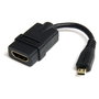 StarTech.com Adaptador Cable HDMI a Micro HDMI 0.127m - HDMI 1.4 Hembra a Micro HDMI Macho - 4K 30Hz - 3D - ARC