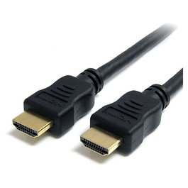 StarTech Cable HDMI de Alta Velocidad con Ethernet 3 m - 4K Ultra HD 10.2Gbps, HDMI 1.4, Conectores Dorados, Negro
