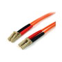 Startech Cable de Fibra Óptica Multimodo LC a LC 10 m Naranja
