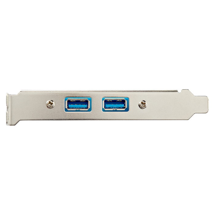 StarTech.com Cabezal Bracket de 2 puertos USB 3.0 SuperSpeed con conexión a Placa Base, Azul