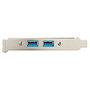 StarTech.com Cabezal Bracket de 2 puertos USB 3.0 SuperSpeed con conexión a Placa Base, Azul