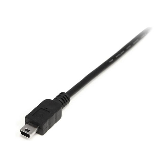 Cable USB A a USB B Startech USB2HABM1M Negro