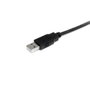 Startech Cable USB 2.0 Tipo A Macho a Macho de 1 metro (1 m), Negro, Alta velocidad hasta 480 Mbps