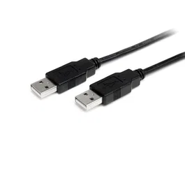 StarTech.com Cable USB 2.0 A Macho a Macho 2 Metros Negro Alta Velocidad