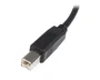 StarTech Cable USB 2.0 A a B de 50 cm, Negro