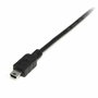 StarTech Cable USB 2.0 de 2m, USB A a Mini USB B, Negro