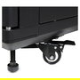 StarTech Armario Rack para Servidores 12U 19" con Ruedas, Cerradura, 4 Postes, 800 kg de Carga, Bastidor Independiente, Negro, 900 mm de Profundidad