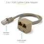 Cable de Red Rígido UTP Categoría 6 Startech RJ45SPLITTER 0,33 m
