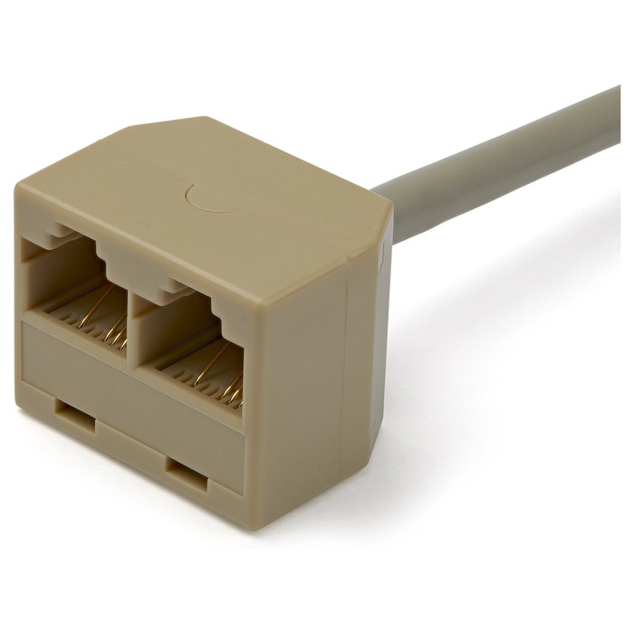 Cable de Red Rígido UTP Categoría 6 Startech RJ45SPLITTER 0,33 m