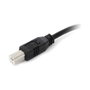 StarTech.com Cable USB 2.0 Activo Tipo A a Tipo B de 9,15 m para Impresora, Negro