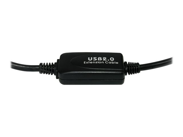 StarTech.com Cable USB Activo 10m (9,15m) USB-A macho a USB-B macho para Impresoras, Scanner y Periféricos USB 2.0, Blindado
