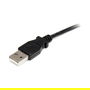 StarTech Cable Adaptador de Alimentación USB a Conector Coaxial Tipo H (Barrel 3.4mm) 5V DC Macho 90cm - Referencia USB2BARRH3F