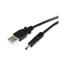 StarTech Cable Adaptador de Alimentación USB a Conector Coaxial Tipo H (Barrel 3.4mm) 5V DC Macho 90cm - Referencia USB2BARRH3F