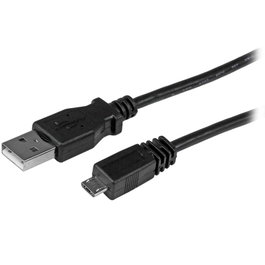 StarTech.com Cable USB A a Micro USB B 2.0 para Carga y Datos 480 Mbps, 1 Metro, Negro
