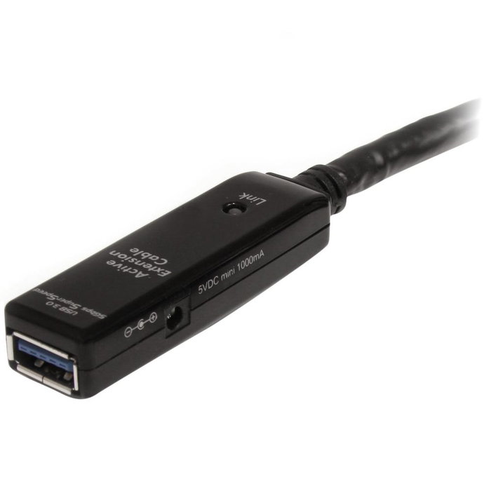 StarTech Cable Extensor Alargador Activo USB 3.0 Tipo A a Tipo A USB3AAEXT10M - 10 m - Hasta 5 Gbps - Blindado - Plug and Play